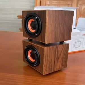 홈하이파이 스테레오 사운드 미니 서브우퍼 우드 멀티미디어 액티브 스피커 USB 데스크탑 노트북 컴퓨터 음