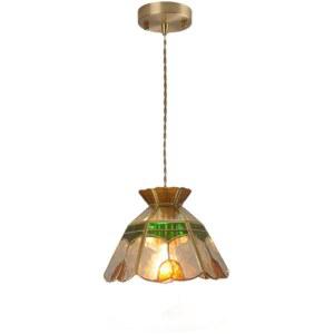 스테인글라스 식탁등 팬던트 조명 빈티지 유럽풍 꼬리 20cm 빈티지조명 인테리어 전등