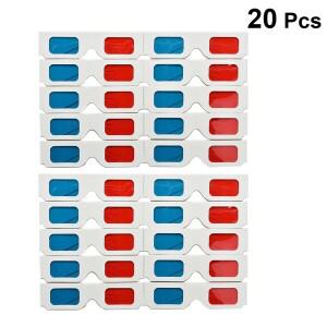 영화 비디오 게임용 3D 20개 휴대용 안전하고 편안한 홈 시네마 경험