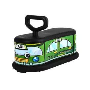 유아 저소음 360도 바퀴회전 택시 붕붕카 연습 선물 균형감각 돌