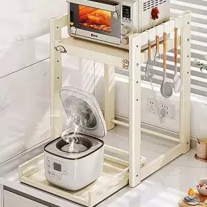 주방 밥솥 정리대 다용도 전자렌지 렌지 아이보리 선반 오븐