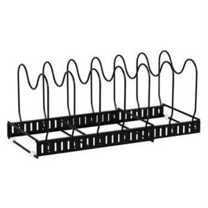 길이조절 후라이팬 정리대 프라이팬 선반 주방 하부장 정리함 냄비 접시 뚜껑 덮개 보관함