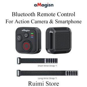 aMagisn 50m 블루투스 리모컨 인스타360 X5 X4 Ace Pro 2 고프로 13 12 11 10 액션 카메라 iOS 안드로이드