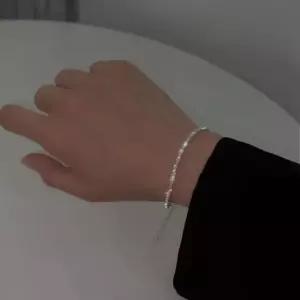 O19WCA1C09 체인 데일리 선물 세트 은 여성 팔찌 실버 심플 출근룩코디