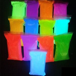 가루 안료 파우더 야광 분말 1kg 밝은 형광 축광 도료