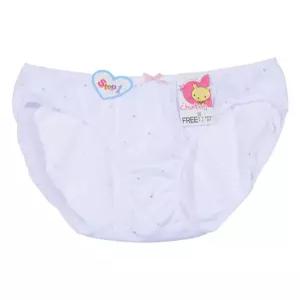 하트패턴 SN2203-0289 화이트 러블리 삼각팬티 주니어