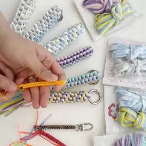 매듭공예 스쿠비드 룰라 끈 키링 DIY 만들기 트두 스쿠비 운동화링 두링 스쿠비두 뉴진스링