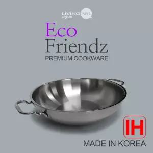 리빙아트 복전골 냄비 IH 9size인덕션 국수 전냄비 스텐 스테인레스 식당 주방 찌개 탕냄비 매운 업소용 가