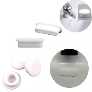 [라미컴퍼니]오버플로우 세면대 마개 캡 구멍 오버홀 차단 물넘침 오버플로우캡 부속품 트랩 고무 방지 ...