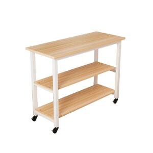 이동식 주방선반 간이 조리대 보조 3단 테이블 60x40x85cm 홈바 식탁