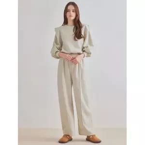 블루레이스 핀턱라운드넥맨투맨+와이드팬츠SET_B4W1TS6601