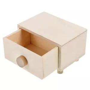 (대성문구) 미니서랍장(나무)/658524/MDF합판 우드DIY 나무상자 서랍꾸미기