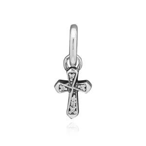 [판도라]793044C01 미 스파클링 크로스 미니 댕글 참