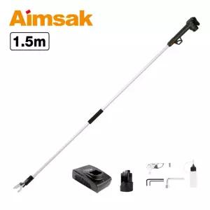 아임삭 14.4V 충전 고지가위 1.5M BL14LP503 풀세트 3.0ah 배터리2개 포함 높은가지 무선 전동가위 장대