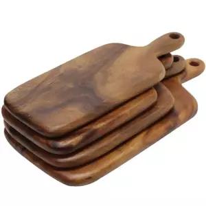 자연도마 손라운드 소선물용 집들이선 잡이 우드 원목 나무 고급 가정용