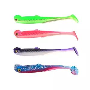 갈치 투톤 리얼 쉐드웜 2.5인치 T테일 풀치 전갱이 볼락 웜 미끼 소프트베이트