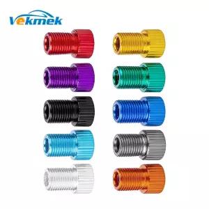 알루미늄 프렌치 타이어 밸브 어댑터 캡 도로 자전거 MTB 어댑터 프레스타 에어 밸브 밸브 튜브 펌프 도구