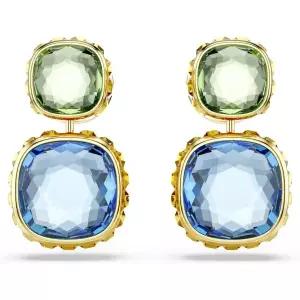 스와로브스키 콘스텔라 크리스탈 주얼리 그린 블루 귀걸이