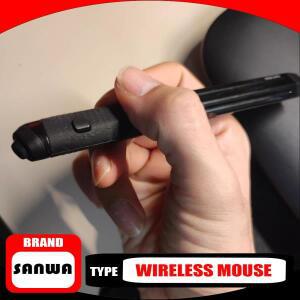 SANWA 무선 마우스 인체공학적 블루투스 컴퓨터 휴대용 민감도 조절 수동 3모드 충전식 펜 타입 선물