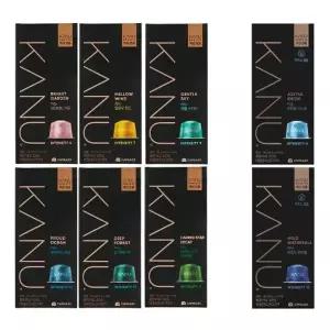 [카누] 캡슐커피 카누머신 전용 8종세트(80캡슐)