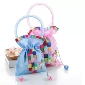 파우치 조각보 장신구 한국 가방 복주머니 세뱃돈 답례품 명절 슬림