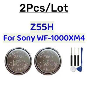 소니호환 WF-1000XM4 XM4 블루투스 헤드셋 배터리 3.85V 75mAh용 Z55H ZeniPower 1254 2개