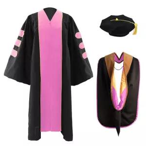 박사가운 졸업 사진 학사모 의상 석사 블루 3종 세트