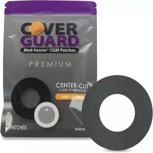 커버가드 CGM 오버패치 프리스타일 리브레 3 블랙 센터 컷 디자인 25개 방수 미끄럼 방지 간편한 적용 및