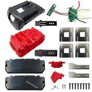 BAT618 10 코어 18650 리튬 배터리 홀더 플라스틱 케이스 박스 PCB 보호 회로 기판 (보쉬 18V 이온 하우징