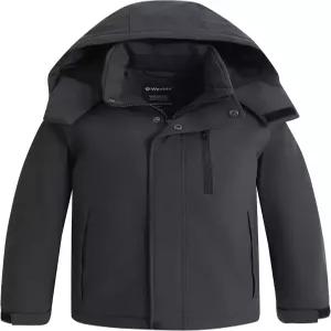 완도 보이 방수 스키 재킷 플리스 스노보드 따뜻한 두꺼운 겨울 코트 후드 레인코트