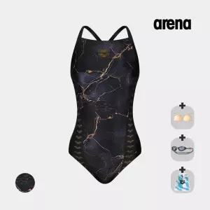 아레나 여성수영복 지오볼트 여성 선수 원피스 드롭백 A6SL1CO10
