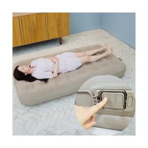 유니언 에어침대 캠핑 매트리스 자동펌프 내장형 원터치 에어매트 25cm