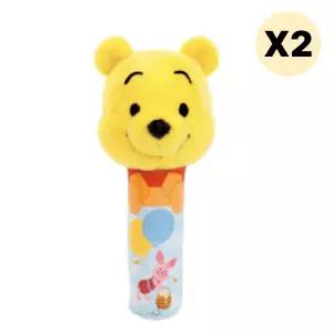 스엔코샵 딸랑이 삑삑이 오감 발달 소근육 푸우 X 2p BNS