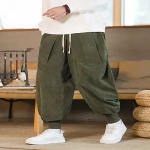 남자 항아리바지 하렘팬츠 남성 가을 겨울 코듀로이