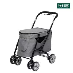 스엔코샵 반려견유모차 개모차 콜리 중형견 펫 그레이 BNS