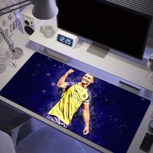 마우스 패드 안티 프레이 C-크리스티아누 홈 맞춤형 인체공학적 호날두 사무실 고무 대형 책상 매트 축구 선수 키보드 PC 미끄럼 방지