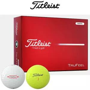 타이틀리스트 트루필 골프볼 공 12구 TruFeel 화이트 옐로우 2026