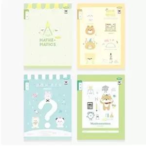 초등학생 제본노트 문제풀이 수학 공책 노트 10권 (KYR-WFGLIJR)