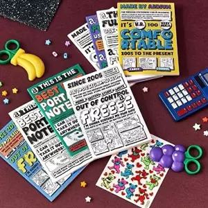 원픽 디자인 노트 X3개 (랜덤) 무선 제본 공책 메모지 (KYR-WFD7B2D)