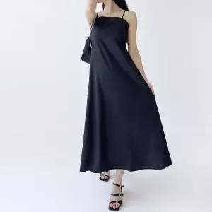 블레오 백트임 홀터 나시 블랙 롱원피스 비치드레스 DM251216150