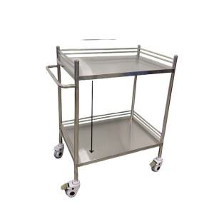 2단 스텐카트 서빙카트 이동식 호텔 미용 스텐 다용도 운반 304