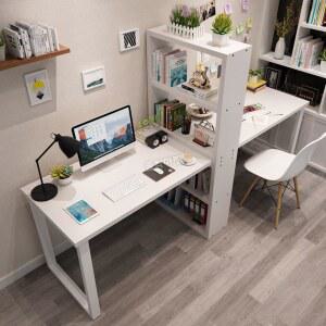 학생책상 160X50X75CM 형제 초등학생책상 쌍둥이 흰색 자매 120X60X75CM