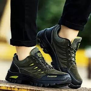 남자 워킹화 등산화 스타일 겨울 운동화 털 방한화 단-WFI86XD