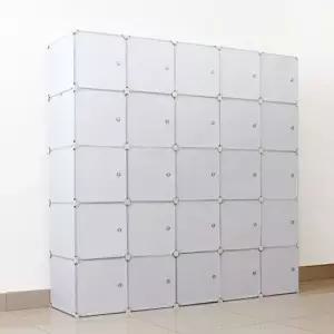 옷수납장 선반 DIY 심플리 183x183cm 화이트 옷장 옷