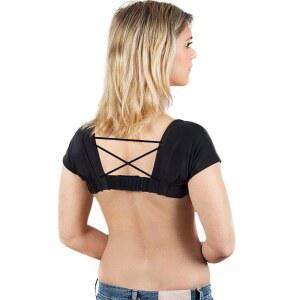 남녀용 CMRCOYO 자세 교정-등 보조기 - 중간, 상부 척추 지지용 완전히 조절 가능한 스트레이트너 - 목, 어깨, 쇄골 및 허리 어깨 보조기(블랙, 스몰)