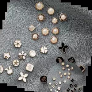 배지 오픈방지 매너 브로치 셀프수선 리폼 여밈단추 10p