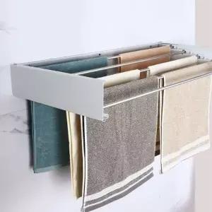 베란다 폴딩 벽부착 빨래건조대