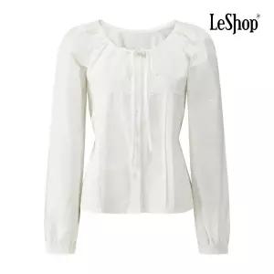 [롯데백화점]르샵 스트링넥 핀턱 버튼 블라우스 BQ1BL006A