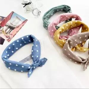 깜찍발랄 (지앤지) 추천 땡땡이 손수건 꾸안꾸 스카프 WFJ2YAA