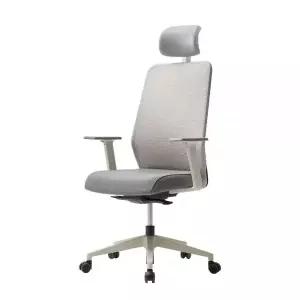 듀오백 컴퓨터 의자 사무용 책상 사무실 공부 학생 Q1SP-HA-CW 라이트그레이 MNS